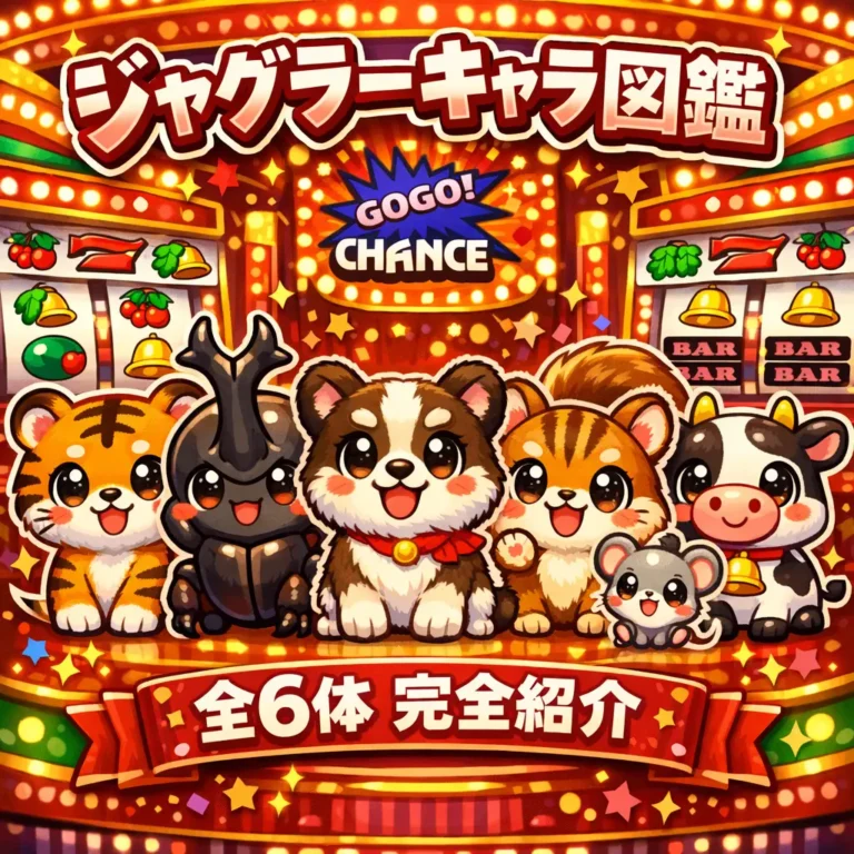 ジャグラーキャラクター全種類の名前と人気ランキングを徹底解説